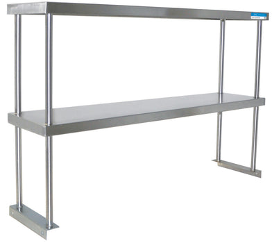 BK Resources BK-OSD-1236 Double Overshelf 12" X 36" 18 Ga. Stainless Steel