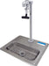 BK Resources BK-WS-1SGF-G Stainless Steel Glass Filler Water Station Sink,12" faucet clearance