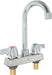 BK Resources BKD-5G-G WorkForce Standard Duty Faucet, 5"gooseneck spout, 4" O.C.Deck Mount