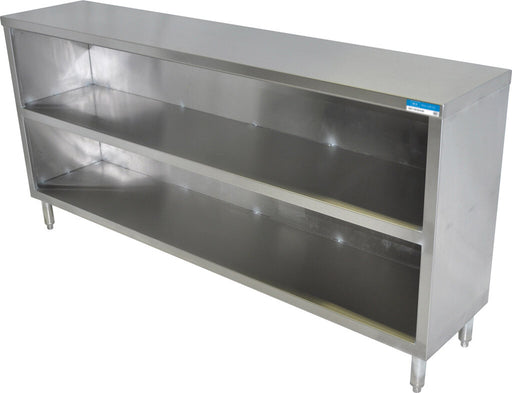 BK Resources BKDC-1548 15" X 48" 14 Gauge Type 304 Stainless Steel Dish Cabinet