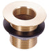 BK Resources BKDR-15BR Drain Plug, 1" NPS Drain Size, 1-7/8" Flange, 1-1/2" L, Brass