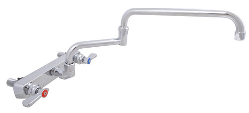 BK Resources BKF-8SM-18-G Optiflow Solid Body Faucet with 18" Double-Jointed Swing Spout