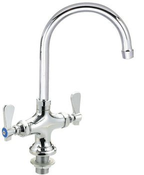 BK Resources BKF-DPF-5G-G Optiflow Faucet, Interchangeable 5" Gooseneck Spout