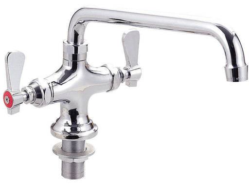 BK Resources BKF-DPF-8-G OptiFlow Faucet, dual valve,deck mount,interchangeable 8" swing spout