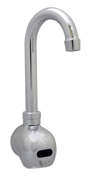 BK Resources BKF-SEF-3G Electronic Faucet Splash Mount W/ 3-1/2" Gooseneck Spout