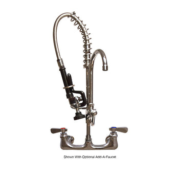 BK Resources BKF-SMPR-MINI Optiflow Mini Pre-Rinse, 8" CC Faucet