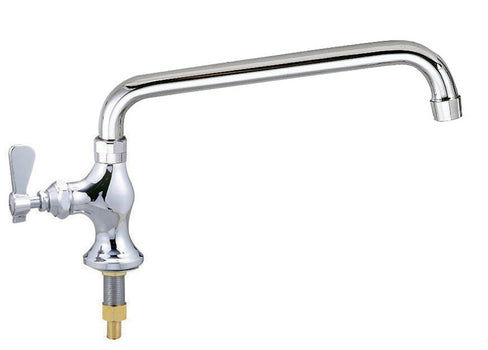 BK Resources BKF-SPF-10-G Optiflow Heavy Duty Faucet with Interchangeable 10" Swing Spout