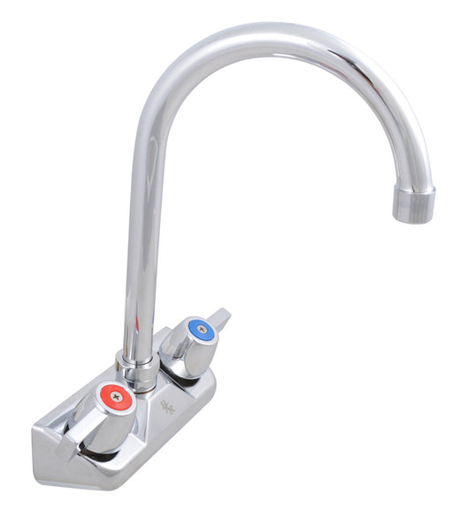 BK Resources BKF-W-3G-G WorkForce Standard Duty Faucet,3.5"Gooseneck Spout,4"O.C.Splash Mount