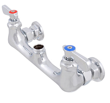 BK Resources BKF-XX-G Optiflow Heavy Duty Faucet, Body Only, 8" O.C. Splash Mount