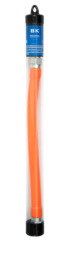 BK Resources BKG-GHC-10072-PT 1" X 72" Gas Hose Only in POP Merchandising Plastic Tube