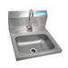 BK Resources BKHS-D-1410-1-P-G Stainless Steel Hand Sink w/ Sensor Faucet 1 Hole 1-7/8" Drain  