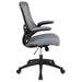 Dark Gray Mesh Mid-Back Chair