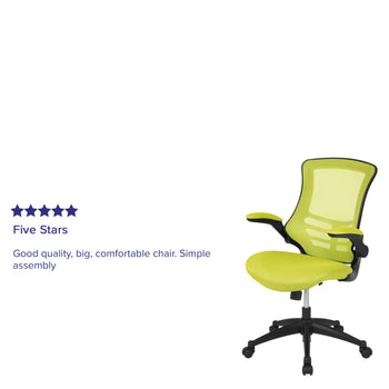 Green Mesh Mid-Back Desk Chair