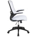 White Mesh Mid-Back Desk Chair