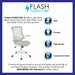 Light Gray Mesh Mid-Back Chair