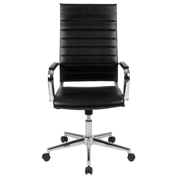 Black LeatherSoft Office Chair