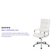 White LeatherSoft Office Chair