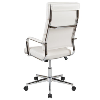 White LeatherSoft Office Chair