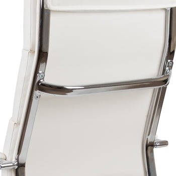 White LeatherSoft Office Chair