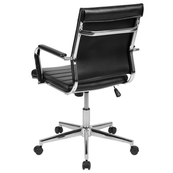 Black LeatherSoft Office Chair