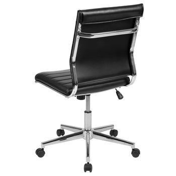 Black LeatherSoft Office Chair