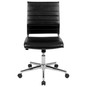 Black LeatherSoft Office Chair