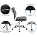 Black LeatherSoft Office Chair