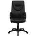 Black High Back Leather Chair