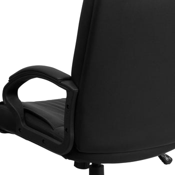 Black High Back Leather Chair