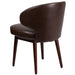Brown Leather Side Chair