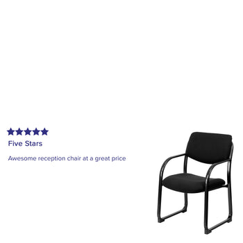 Black Fabric Side Chair