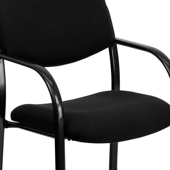 Black Fabric Side Chair