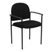 Black Fabric Stack Chair