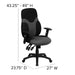 Black/Gray High Back Chair