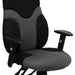 Black/Gray High Back Chair