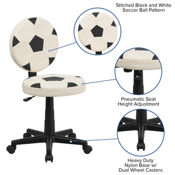 Soccer Mid-Back Task Chair