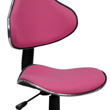 Pink Low Back Task Chair