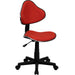 Red Low Back Task Chair