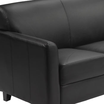 Black Leather Sofa
