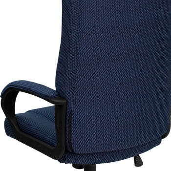 Navy High Back Fabric Chair