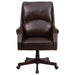 Brown High Back Leather Chair