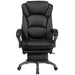 Black Reclining Leather Chair