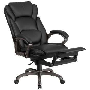 Black Reclining Leather Chair