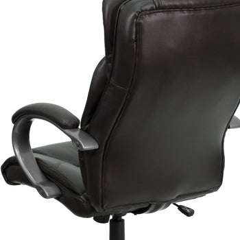 Brown High Back Leather Chair