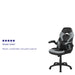 Gray/Black Racing Gaming Chair