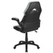 Gray/Black Racing Gaming Chair