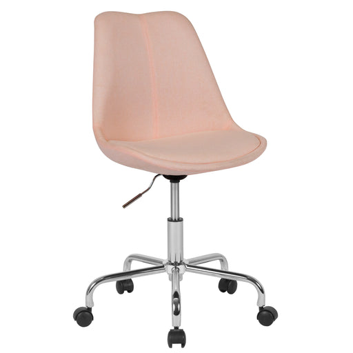Pink Fabric Task Chair
