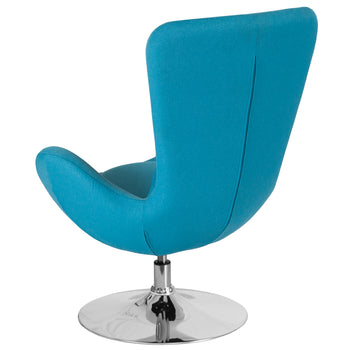 Aqua Fabric Egg Series Chair