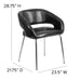 Black Leather Side Chair