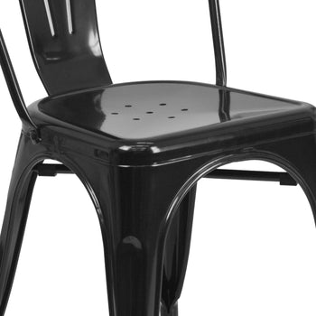 Black Metal Chair